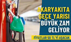 Motorine beş günde üçüncü zam: Akaryakıt fiyatları bu gece 50 TL’yi aşacak