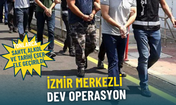 İzmir merkezli dev operasyon: Tonlarca sahte alkol ve tarihi eser ele geçirildi, 6 kişi tutuklandı