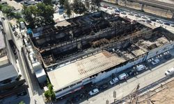 İzmir'deki yangın sonrası bilanço havadan görüntülendi