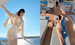 Merve Boluğur bikinili pozları ile yaza damga vurdu!