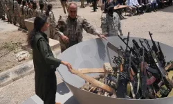 PKK 41 yıl sonra silah bıraktı: İlk görüntüler geldi