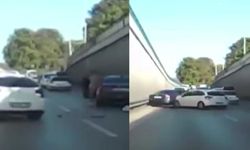 Alkollü sürücü bebeği canından ediyordu: Kaza anı kameralara yansıdı