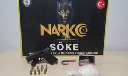 Aydın'da uyuşturucu operasyonu: Evinden uyuşturucu ve tabanca çıktı
