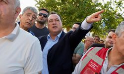 Başkan Dutlulu'dan yangın bölgesinde ilk incelemeler