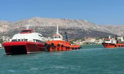 Çeşme-Sakız seferinde gemi kazası: Yolcular mahsur kaldı!