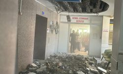 Denizli Devlet Hastanesi’nde asma tavan çöktü: Kolonların yüzde 90’ı çürük