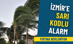 Meteoroloji'den İzmir'e sarı kodlu alarm: Hafta sonu kuvvetli rüzgar ve fırtına bekleniyor