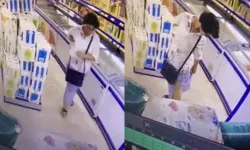 Markette iğrenç olay: Görenler gözlerine inanamadı