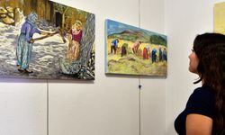 Bornova'da sanat rüzgarı esiyor: Resim sergisi açıldı