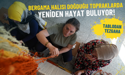 Tablodan tezgaha: Bergama halısı doğduğu topraklarda yeniden hayat buluyor