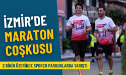 İzmir’de maraton coşkusu: 2 binin üzerinde sporcu parkurlarda yarıştı