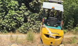 Antalya'da feci kaza: Forkliftin altında kaldı,hayatını kaybetti
