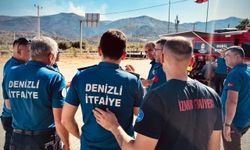 Alevlere karşı omuz omuza: İzmir İtfaiyesi yangın bölgesinden başarıyla döndü
