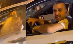 Trafikte kadına biber gazı sıkan magandaya gözaltı