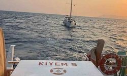 Denizde korku dolu anlar: 7 kişilik tekne arıza yaptı