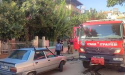 Ödemiş'te korkutan ev yangını
