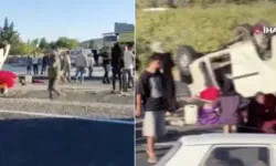Tarım işçilerini taşıyan minibüs devrildi: Yaralılar var