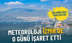 Meteoroloji İzmir’de o günü işaret etti: Gök gürültülü yağış geliyor