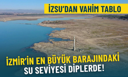 İZSU’dan vahim tablo: İzmir’in en büyük barajında su seviyesi diplerde