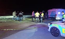 Manisa'da feci kaza: Kanala düşen motosikletin sürücüsü öldü