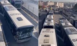 Metrobüsler çarpıştı: 1 kişi yaralandı