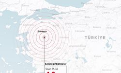 4,9’luk deprem kamerada: Korku anları görüntülendi