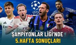 Şampiyonlar Ligi’nde 5.hafta sonuçları: Şampiyonlar Ligi puan tablosu nasıl?