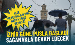 İzmir güne pusla başladı sağanakla devam edecek: İşte Meteoroloji’nin hafta sonu verileri