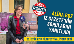 26. İzmir Kısa Film Festivali sona erdi: Alina Boz, İz Gazete’nin sorularını yanıtladı