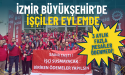 İzmir Büyükşehir’de işçiler eylemde: 3 aylık fazla mesailer ödenmedi, sabır taştı!