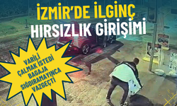 İzmir’de ilginç hırsızlık girişimi: Varili çalmak istedi, bagaja sığdıramadı