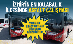 İzmir’in en kalabalık ilçesinde asfalt çalışması: Yarın bu ESHOT hatları güzergah değiştiriyor