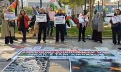 İzmir’de Filistin için eylem: İsrail hâlâ saldırılarını bu destekler sayesinde devam ettirebiliyor
