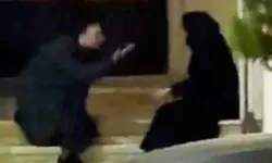 Ünlü çift sokak ortasında kavga etti: Bıktım artık senden!