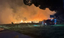 Menemen’de çöp depolama alanında yangın!