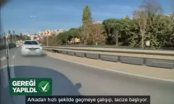 Trafikte zorbalık yapan sürücüye ceza