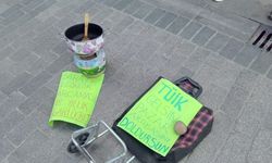 İzmir Halkevleri’nden tencereli, pazar arabalı eylem: TÜİK gelsin pazar arabasını doldursun!