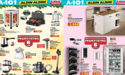A 101'de bugün raflarda: 31 Aralık Çarşamba A101 Aldın Aldın kataloğu belli oldu!