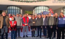 Emek bileşenlerinden DİSK çadırına dayanışma ziyareti: Bu ucube havuz sisteminden derhal vazgeçin!