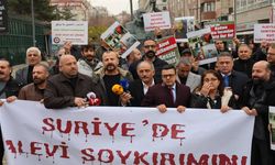 Ankara’da Suriye protestosu: Alevi katliamını durdurun!