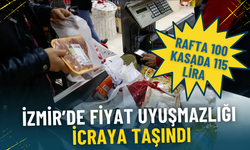 İzmir’de fiyat uyuşmazlığı icraya taşındı: Rafta 100 kasada 115 lira