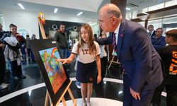 Gaziemir’de çocuklar toprak için çizdi