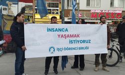 İzmirli öğrenciler asgari ücrete karşı sokakta: Sefalet ücretiyle bir işçi ailesini nasıl geçindirecek?