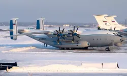 Rus ordusuna ait nakliye uçağı düştü