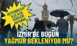 İzmir’de bugün yağmur bekleniyor mu? Meteoroloji ilçe ilçe verileri duyurdu