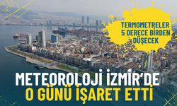 Meteoroloji İzmir’de o günü işaret etti: Termometreler 5 derece birden düşecek