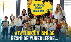 İzmir’de örnek uygulama: Atatürk’ün ismi de resmi de yüreklerde