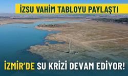 İzmir’de su krizi devam ediyor: İZSU verileri vahim tabloyu yeniden gözler önüne serdi