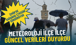 İzmir’de sağanak etkisini sürdürüyor: Meteoroloji ilçe ilçe güncel verileri duyurdu