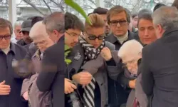 Haldun Dormen'in yakın arkadaşı dayanamadı: İzzet Günay cenazede fenalaştı!